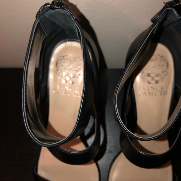Vince Camuto”Meegan”Black Strapped Heel,Size-7 - Picture 5 of 6